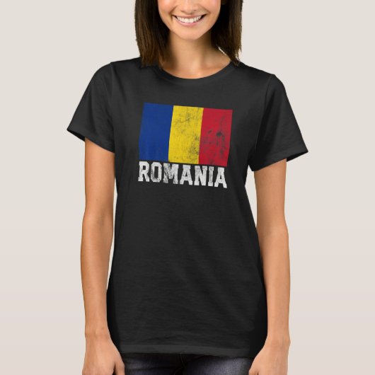 Roemeense Mannen voor de vlag van het thuisland So T-shirt (Voorkant)