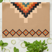 Roemeense Motifs Theedoek (Gevouwen)