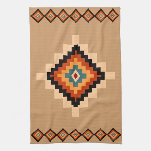 Roemeense Motifs Theedoek (Verticaal)