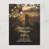 roemeense nachtverlichting roestvrij om de datumka aankondigingskaart (Voorkant)