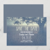 roemeense nachtverlichting roestvrij om de datumka save the date (Voorkant / Achterkant)