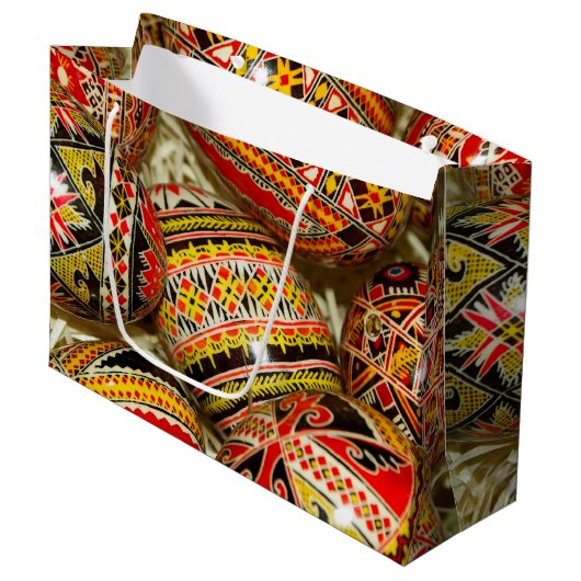 Roemeense paaseieren large cadeautasje (Voorkant Gekanteld)