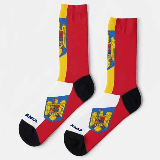 Roemeense patriottische, duurzame Roemeense Sokken (Links)