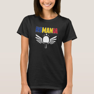 Roemeense Ping Pong Roemeense Tafeltennis Suppor T-shirt