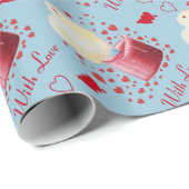 roemeense roemeense kaars met hartvormige vlam cadeaupapier (Rol Hoek)