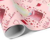 roemeense roemeense kaars met hartvormige vlam cadeaupapier (Rol Hoek)