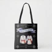 Roemeense roots folk kostuum traditionele kleding tote bag (Voorkant)
