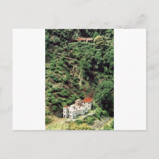 Roemeense Skete Lakkoskiti op de berg Athos Briefkaart (Voorkant)