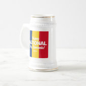 Roemeense staatsvlag bierpul (Voorkant links)