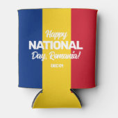 Roemeense staatsvlag blikjeskoeler (Voorkant)