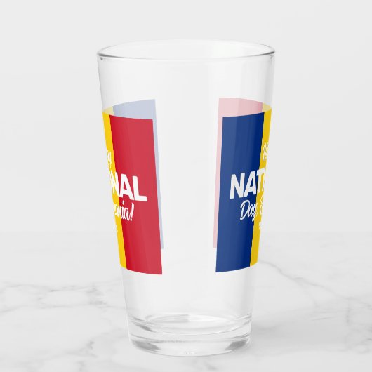 Roemeense staatsvlag glas (Rechts)