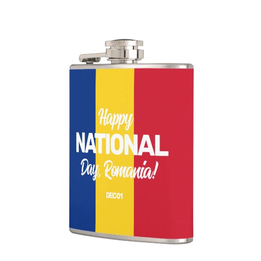 Roemeense staatsvlag heupfles (Links)