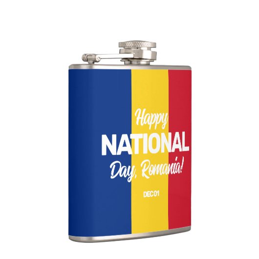 Roemeense staatsvlag heupfles (Rechts)