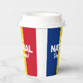 Roemeense staatsvlag papieren bekers (Rechts)
