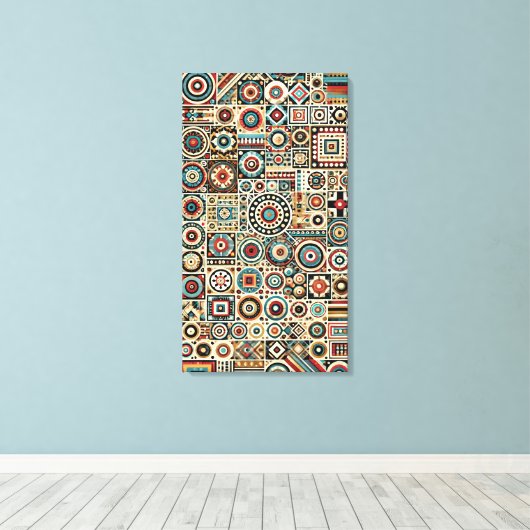 roemeense stijl canvas afdruk (Insitu (Houten vloer))