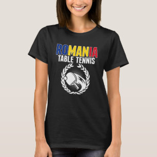Roemeense Tafeltennis     Roemeense Ping Pong Onde T-shirt