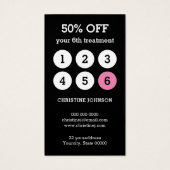 roemeense toneelschrijfster visitekaartje (Achterkant)