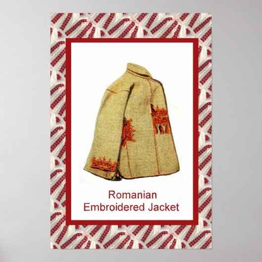 Roemeense vaartuigen, geborduurd jasje poster (Voorkant)
