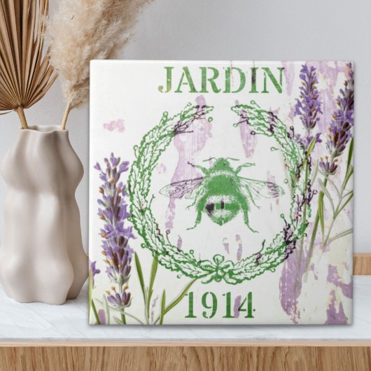 roemeense vintage bijen in frankrijk tegeltje