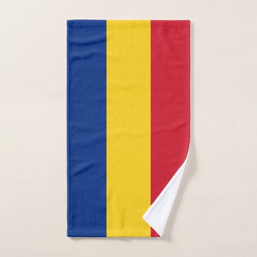 Roemeense vlag bad handdoek (Handdoek)