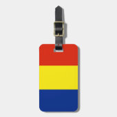 Roemeense vlag bagagelabel (Voorkant verticaal)