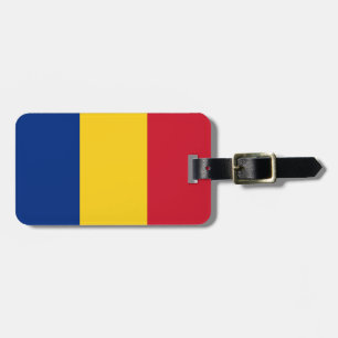 Roemeense vlag bagagelabel