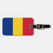 Roemeense vlag bagagelabel (Voorkant horizontaal)