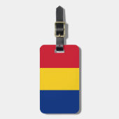 Roemeense vlag bagagelabel (Voorkant verticaal)