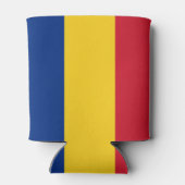 Roemeense vlag blikjeskoeler (Achterkant)