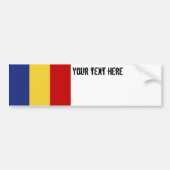 Roemeense vlag bumpersticker (Voorkant)