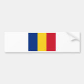 Roemeense vlag bumpersticker (Voorkant)