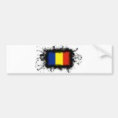 Roemeense vlag bumpersticker (Voorkant)