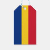 Roemeense vlag cadeaulabel (Voorkant)