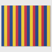 Roemeense vlag cadeaupapier (Vlak)