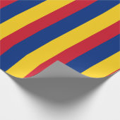 Roemeense vlag cadeaupapier (Hoek)
