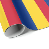 Roemeense vlag cadeaupapier (Rol Hoek)