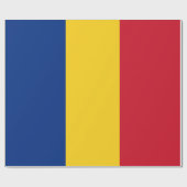 Roemeense vlag cadeaupapier (Vlak)