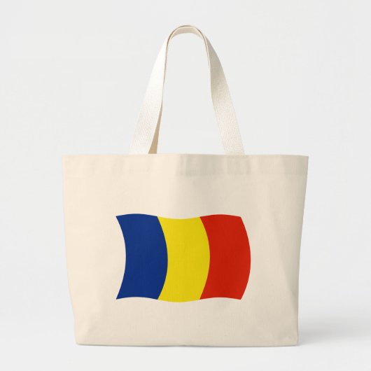 Roemeense vlag Canvas tas (Voorkant)