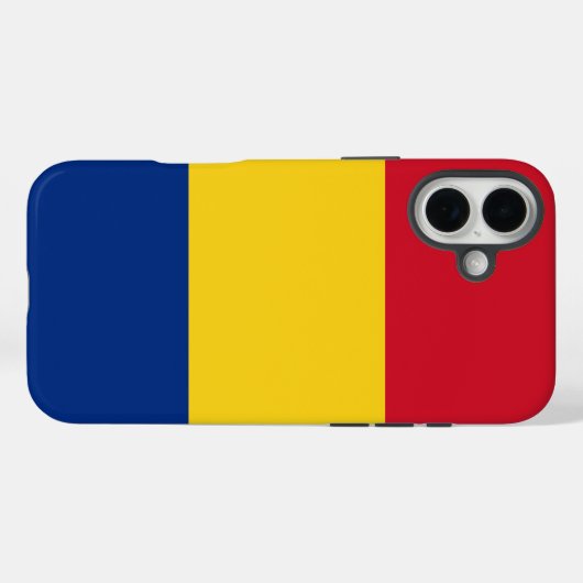 Roemeense vlag Case-Mate iPhone case (Achterkant (horizontaal))