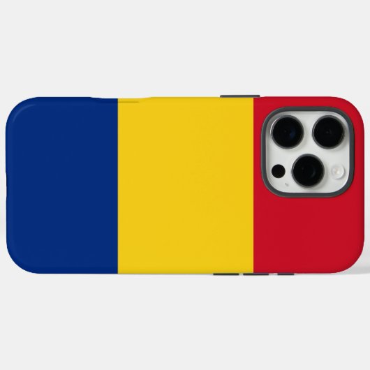 Roemeense vlag Case-Mate iPhone case (Achterkant (horizontaal))