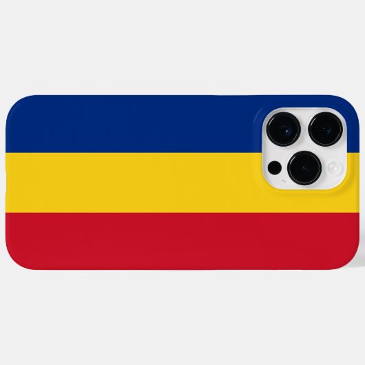 Roemeense vlag Case-Mate iPhone case (Achterkant (horizontaal))