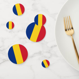 Roemeense vlag confetti