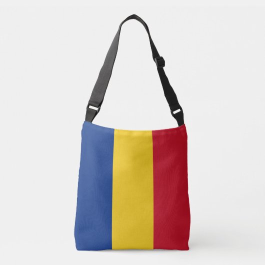 Roemeense vlag crossbody tas (Voorkant)
