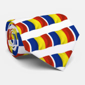 Roemeense Vlag Dasje Stropdas (Opgerold)