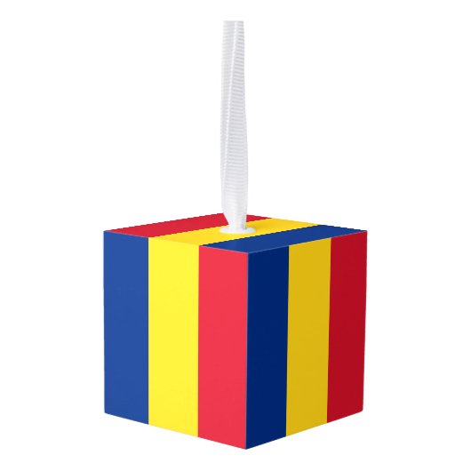 Roemeense vlag decoratie (Achter hoekig)