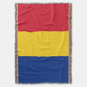 Roemeense vlag deken (Voorkant Verticaal)