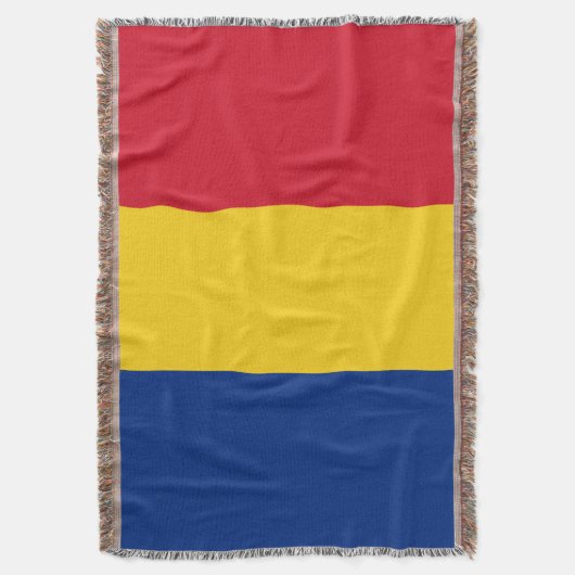 Roemeense vlag deken (Voorkant Verticaal)