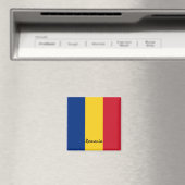 Roemeense vlag en Roemeense vakantie, reizen/sport Magneet (Insitu (Vaatwasser))