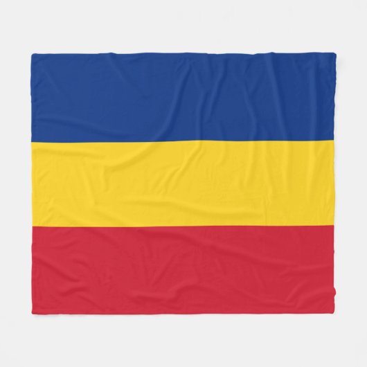 Roemeense vlag fleece deken (Voorkant (Horizontaal))