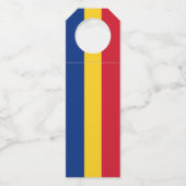 Roemeense vlag flessenhanger (Achterkant)
